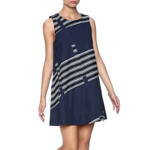 J.O.A. Los Angeles Nautical Stripe Dress Size Medium